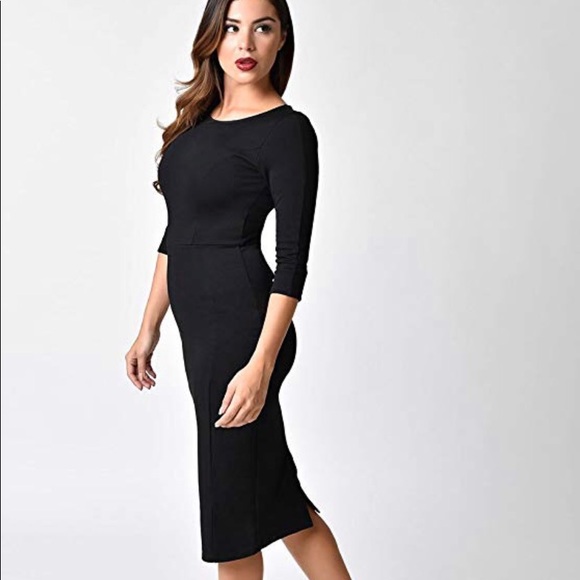 Unique Vintage Dresses & Skirts - 60s Wiggle Dress size M